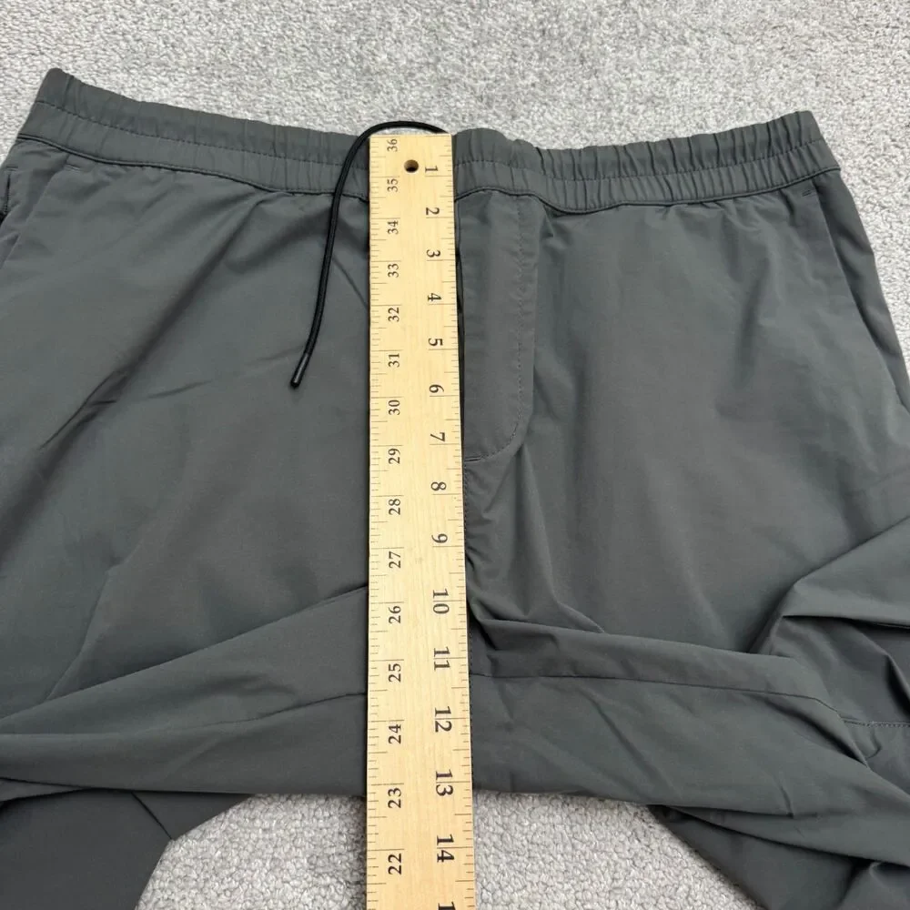 Banana Republic Slim Solotex Performance Stretch Jogger Pants Mens L Steel Grey